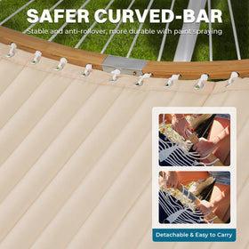 Beige color adds a fresh vibe to patios and beaches