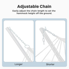 Includes portable carry bag for easy transport of the hammock.