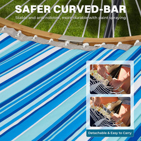 Carrying bag keeps the SUPERJARE hammock portable for travel.