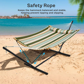SuperJare curved-bar and ropes show sturdy load-bearing design.