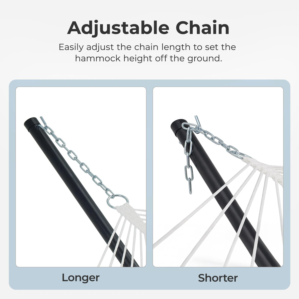 SUPERJARE portable hammock is easy to pack for camping or beach trips.