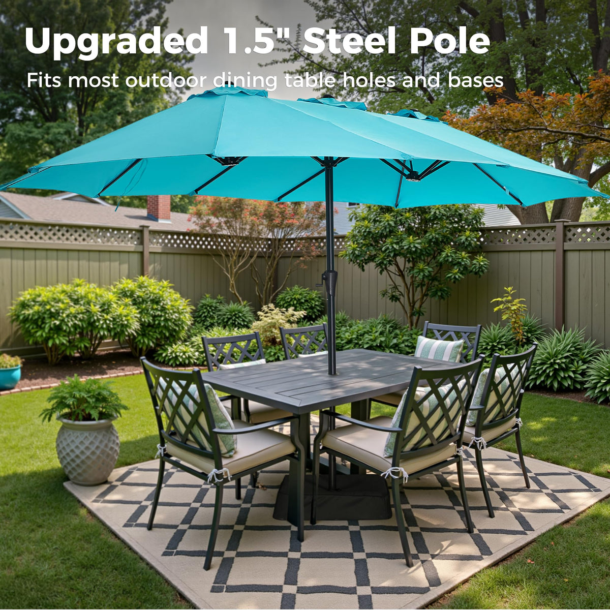 SUPERJARE quick setup under 10 minutes for fast shade.