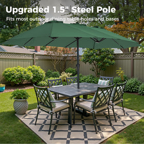 SUPERJARE rust-resistant steel ribs ensure durable frame