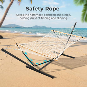 SUPERJARE spacious two-person design makes space to relax together.