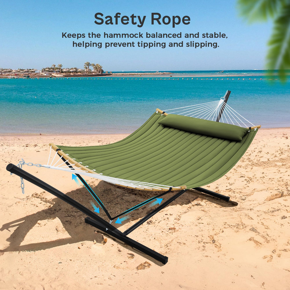 SUPERJARE spring-green fabric adds vibrant color to any setting.