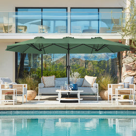 Sturdy ribs support the canopy for reliable, long lasting shade.