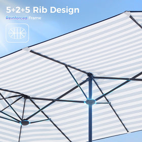 SUPERJARE optional umbrella cover storage extends lifespan during off-season.