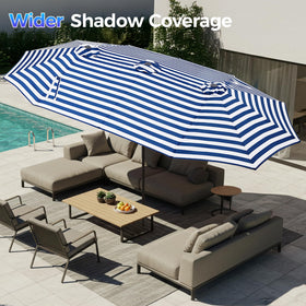 SUPERJARE yarn-dyed fabric delivers UV protection and fade resistance.