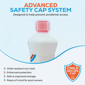 Superpool hard water treatment shows mineral control in real use.