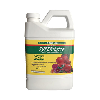 Superthrive bottle pour enables easy, precise application for thriving plants