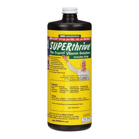 SUPERthrive original vitamin solution with kelp bottle front view for vibrant garden growth