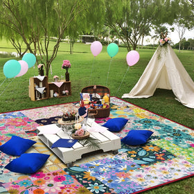 Supfitness picnic blanket boho and tie-dye styles for stylish outdoor gatherings.