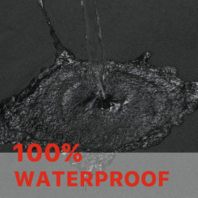 Suphomeware grill cover with double stitching to prevent water seepage and wear.