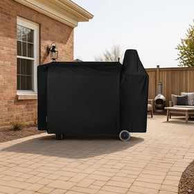 Suphomeware with Velcro straps and handles secures the cover for quick setup.