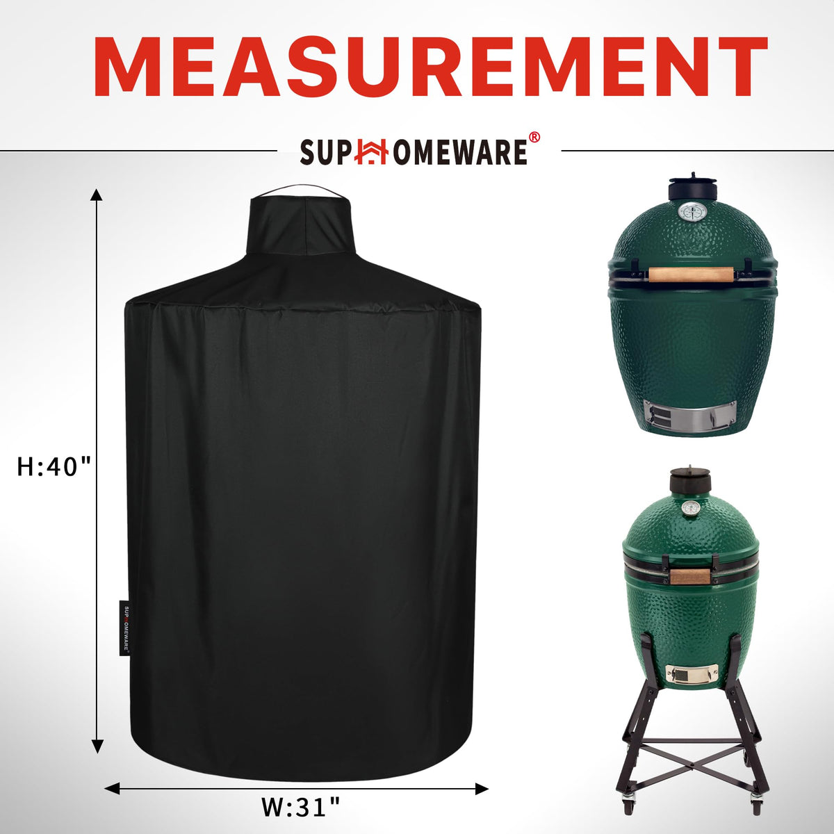Suphomeware grill cover waterproof material shields your barbecue from the elements
