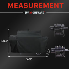 Suphomeware waterproof cover uses 600D polyester for durability.