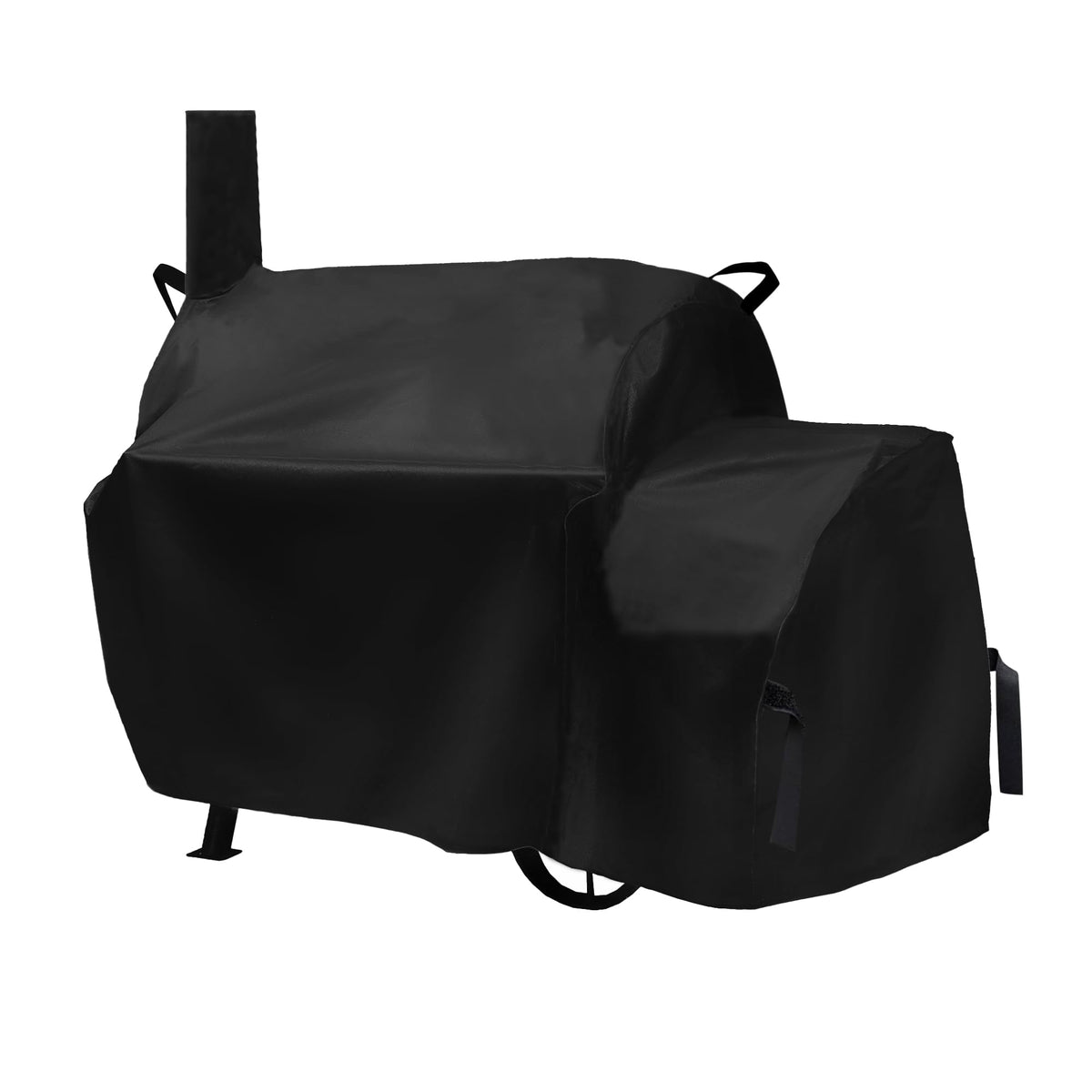 Suphomeware waterproof grill cover protects Oklahoma Joe's Highland smoker from rain