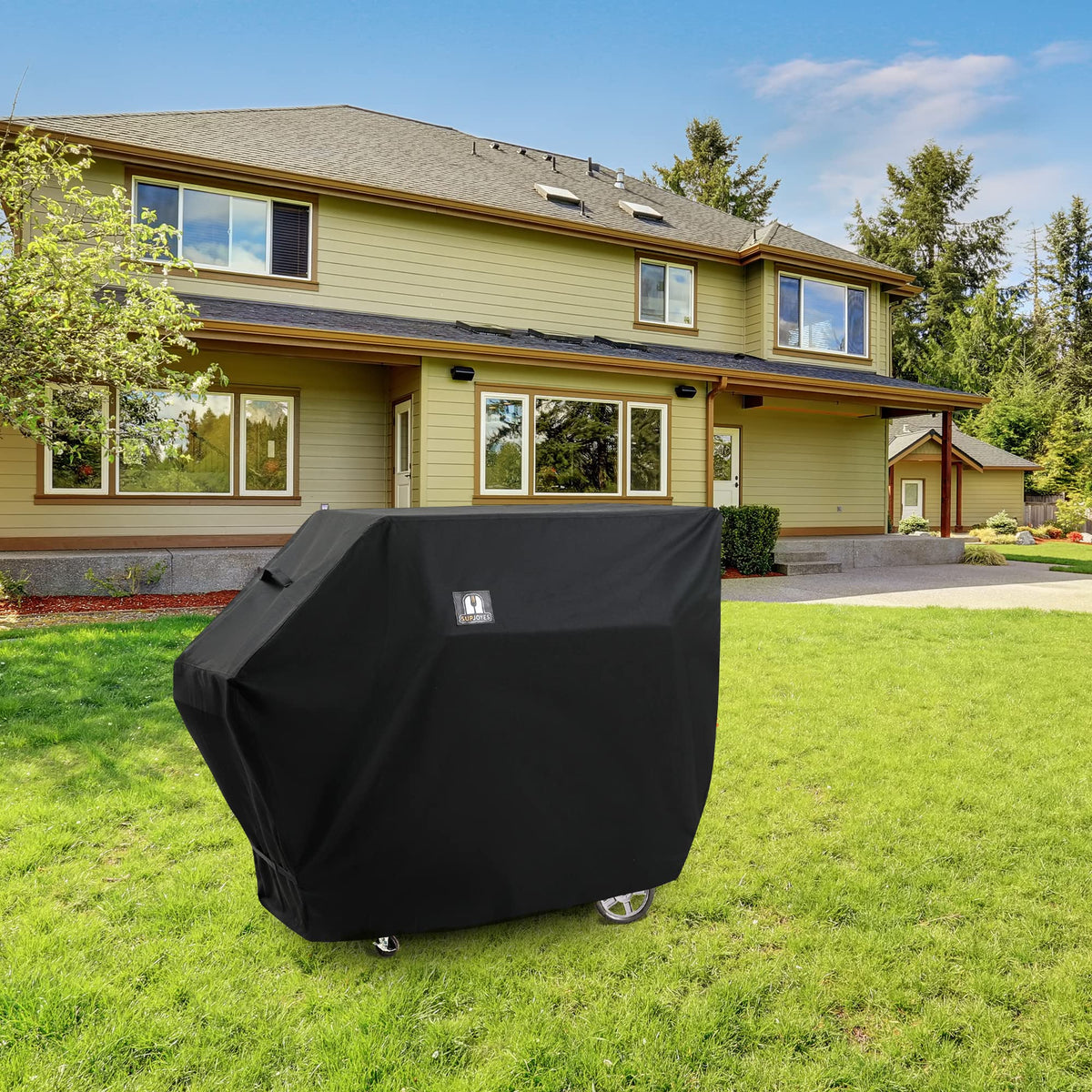 SUPJOYES durable handle aids easy fitting and removal of the cover