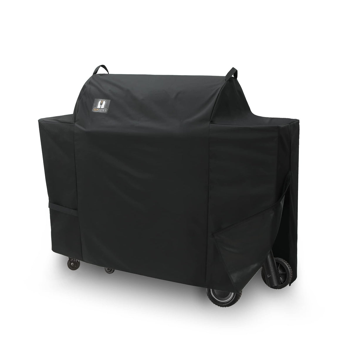 SUPJOYES grill cover for Traeger Ironwood 885 in full view with precise fit.