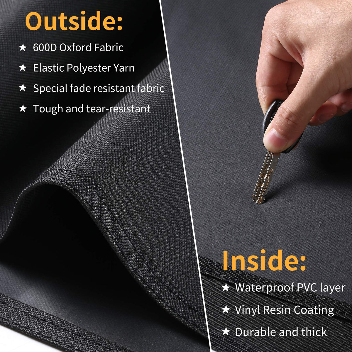 SUPJOYES velcro strap secures fit against windy conditions.