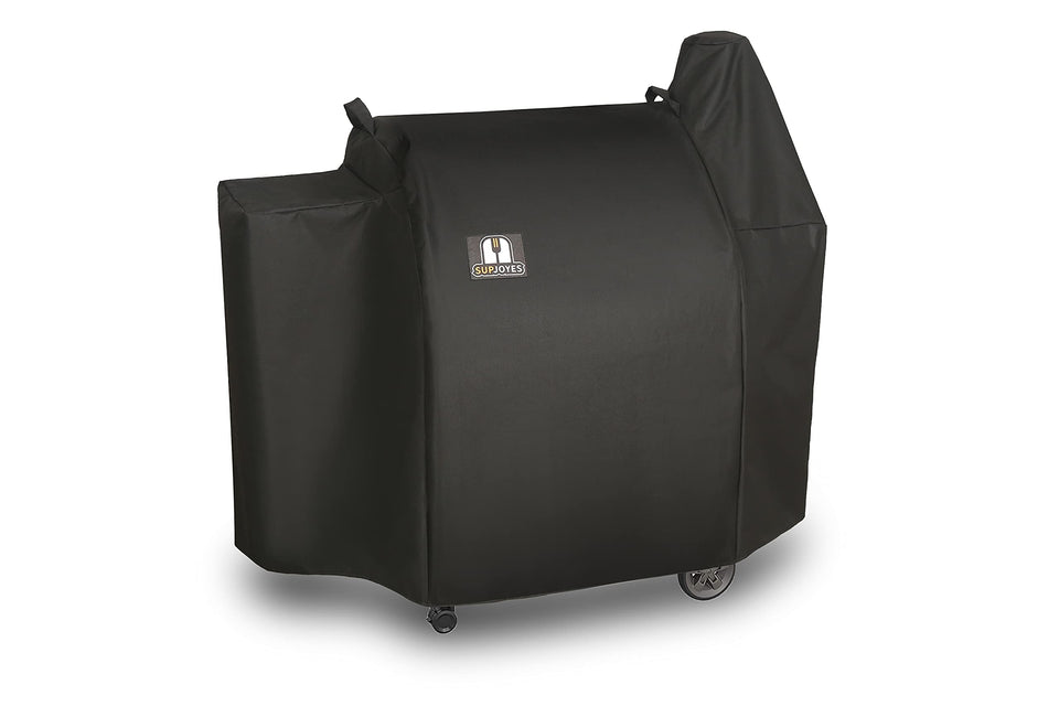 SUPJOYES Pit Boss cover with 55.25w x 26.4d x 50h fits multiple pellet grills.