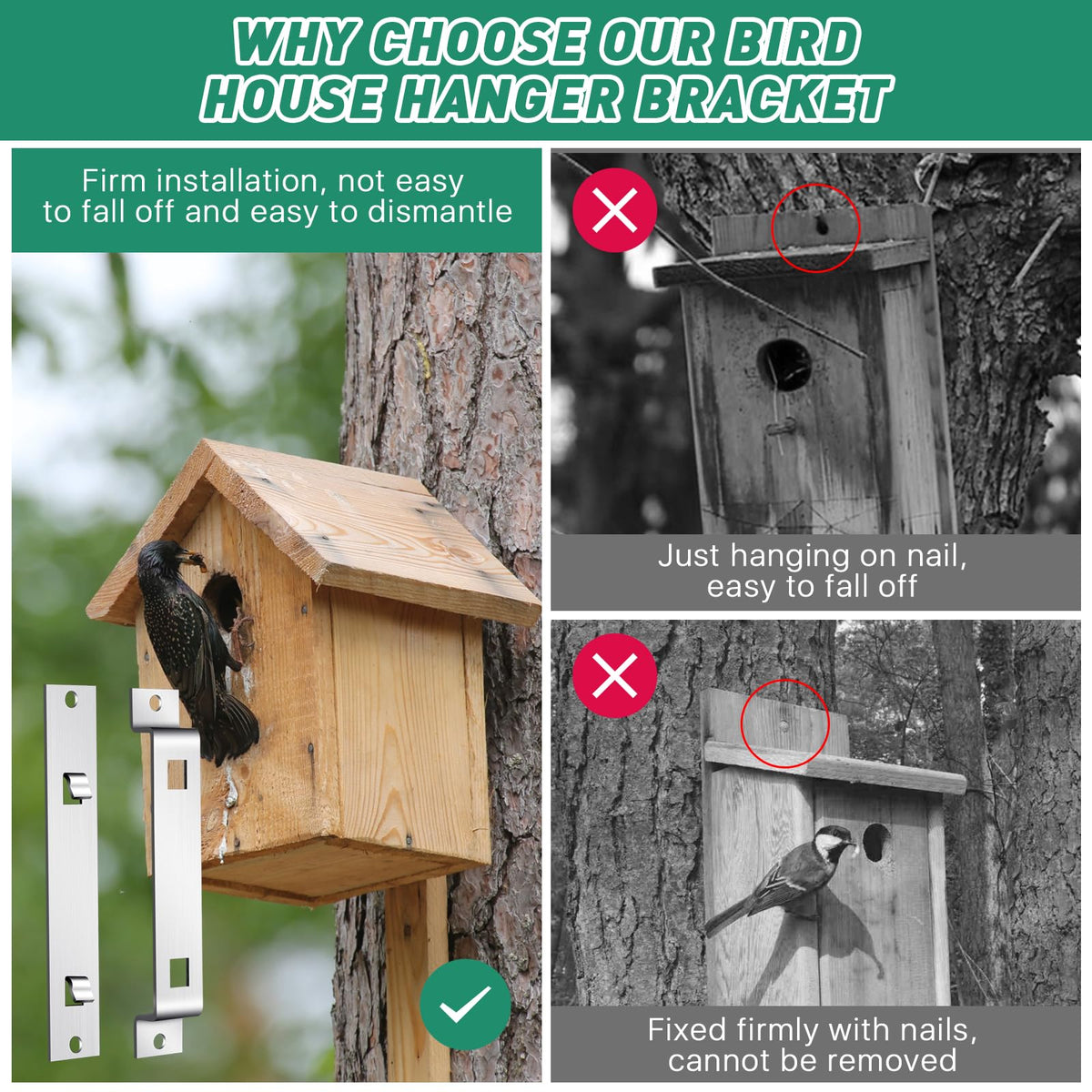 Supkiir 6-sets-with-screws provide a complete mounting kit for multiple placements.