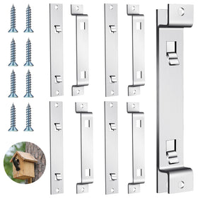 Supkiir bird-house-hanger-bracket close-up highlighting rust-resistant galvanized steel for outdoor use.