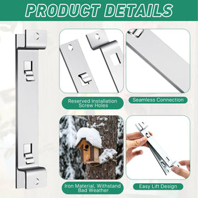 Supkiir wooden-feeder-nesting-box-hanger enables versatile placement in garden spaces.