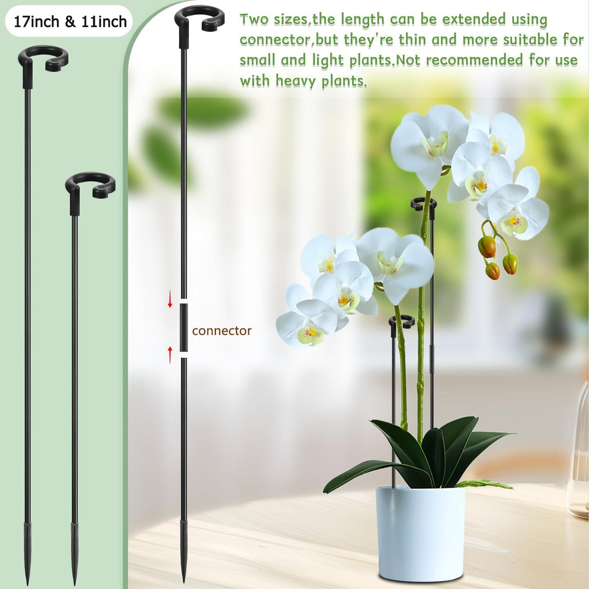 SupKing glass-fiber stakes resist weather for durable garden support