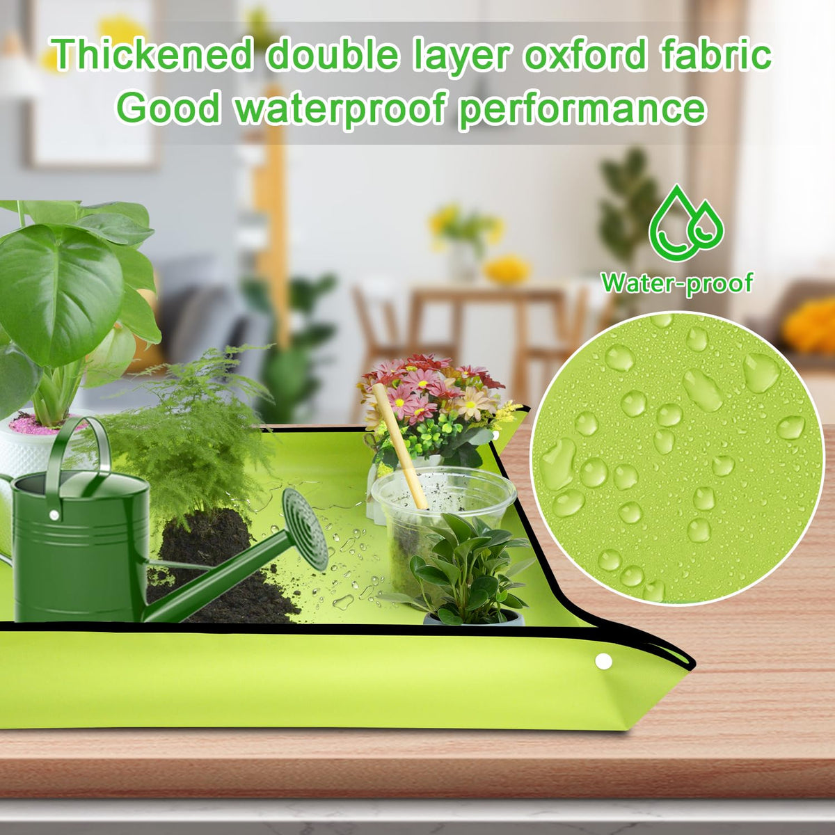 SupKing repotting mat supports indoor-outdoor use while containing spills.
