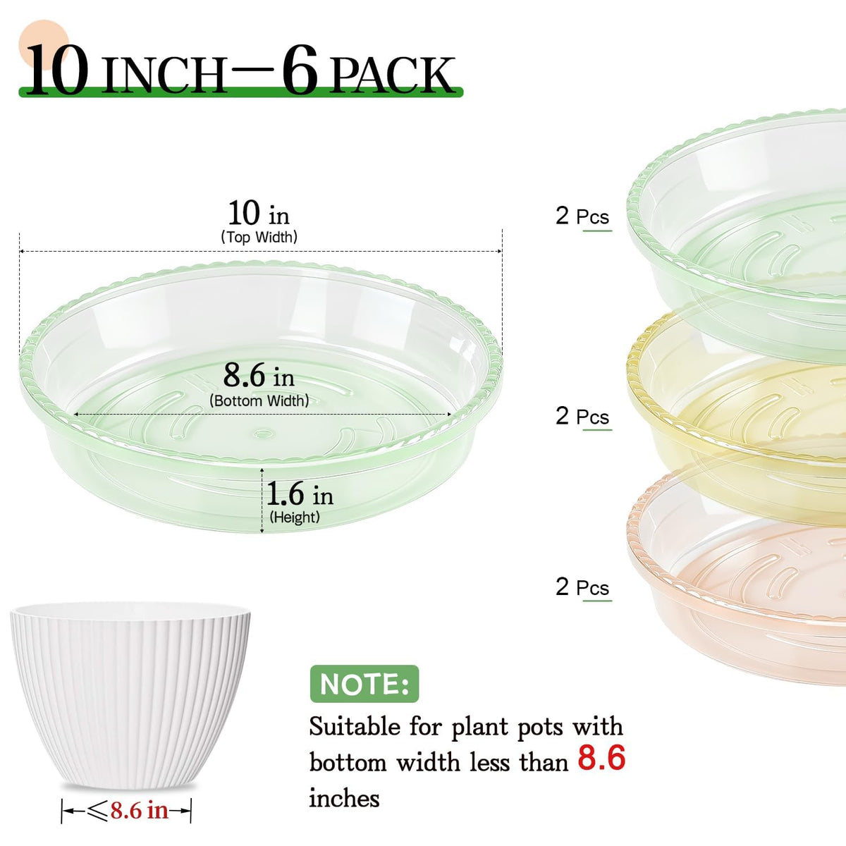 SupKing saucers are easy to clean and maintain over time.