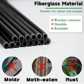SupKing thick black stake resists rot and rust in damp conditions