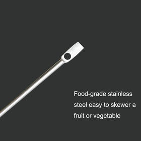 Suplklz chicken veggies skewer extended 24inch chain provides flexible hanging in cages.
