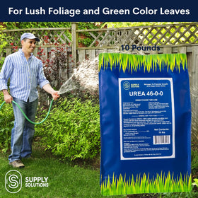 Supply Solutions Urea 46-0-0 helps lush flowers and plentiful fruit when used in a balanced plan