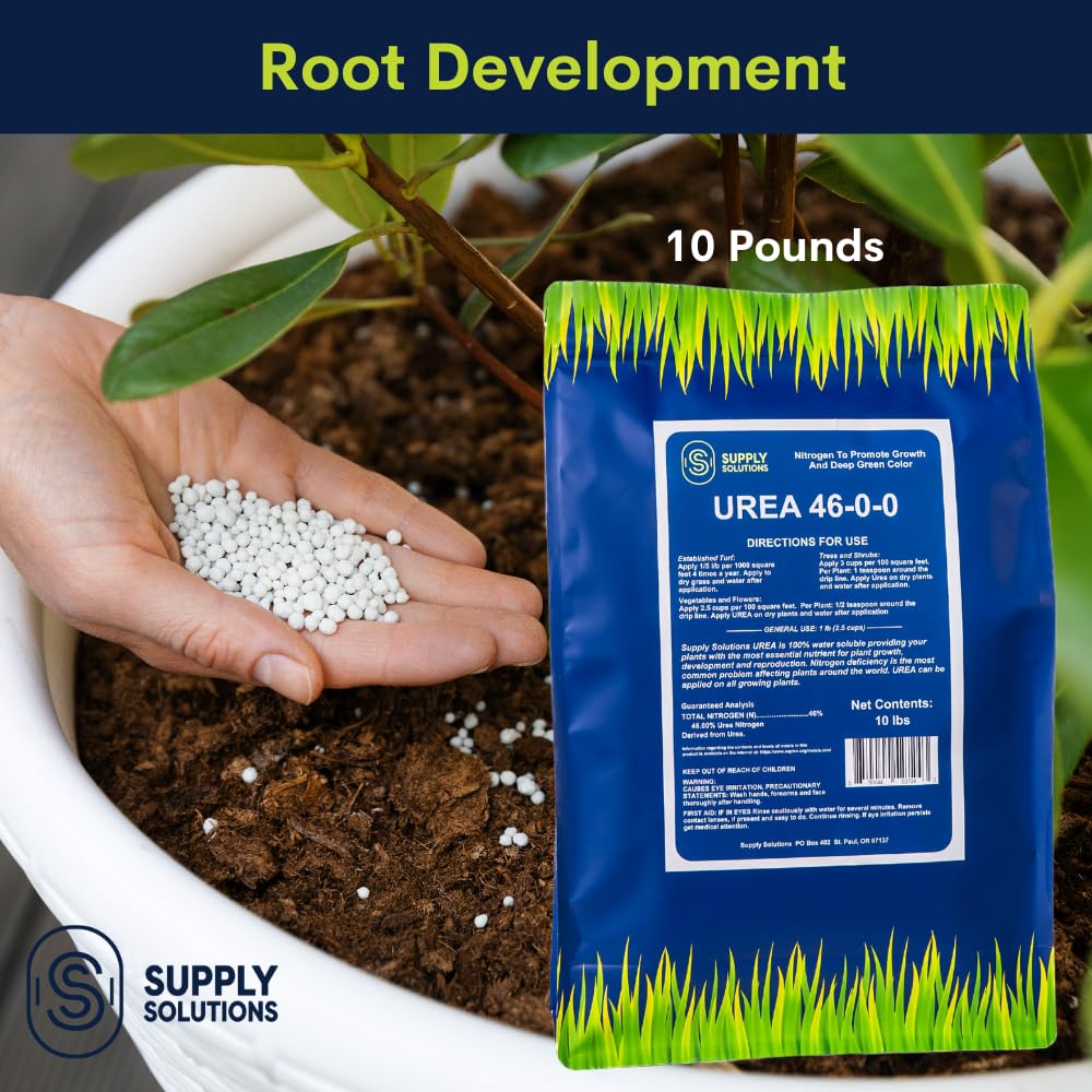 Supply Solutions Urea 46-0-0 strengthens stems and enhances foliage health