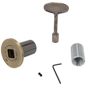 Supplying Demand antique brass finish enhances hearthside aesthetics