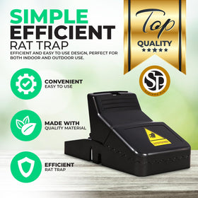 Supreme Pro mouse traps for indoor and outdoor use with easy setup