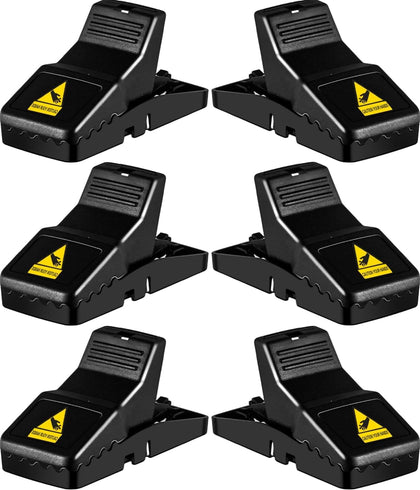 Supreme Pro rat traps six-pack ready for quick indoor captures