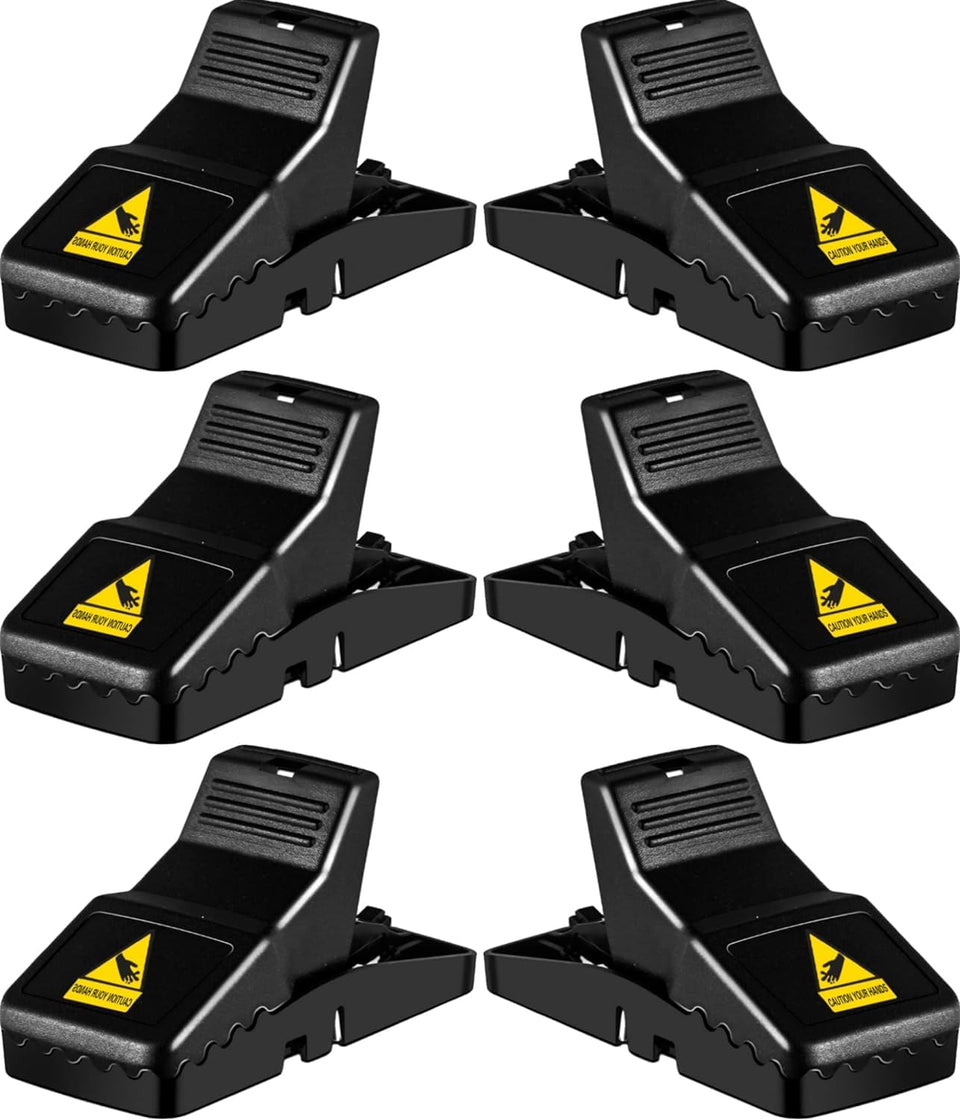 Supreme Pro rat traps six-pack ready for quick indoor captures