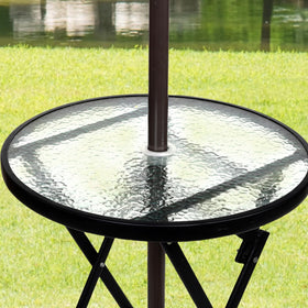 SUQ I OME easy-installation ring for quick setup on outdoor tables