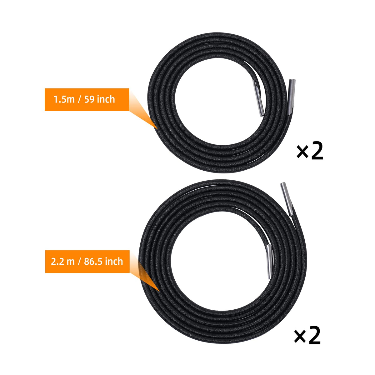 59-inch short cords for backrest replacement in the SUQ I OME kit