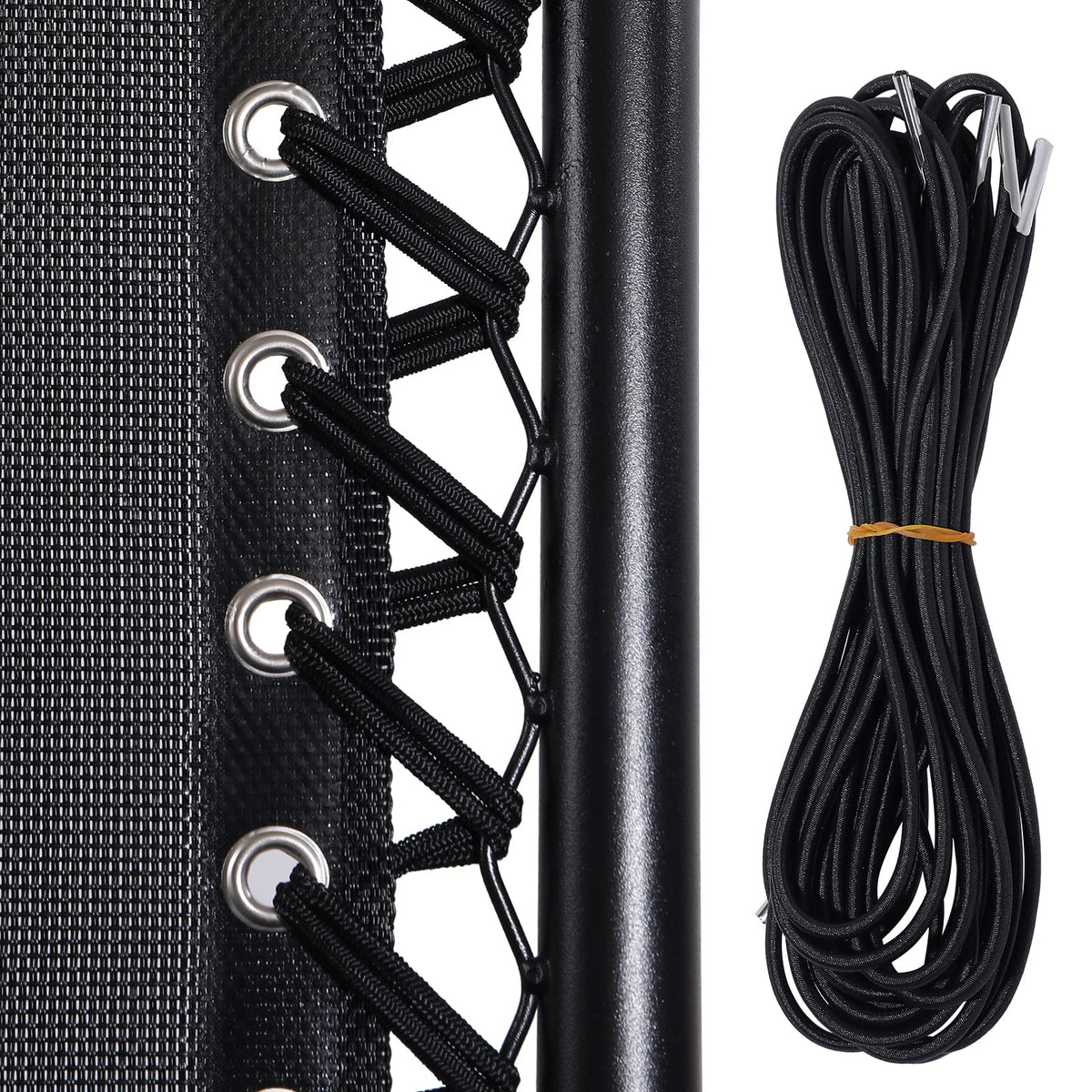 SUQ I OME replacement cords installed on a zero gravity chair for durable support