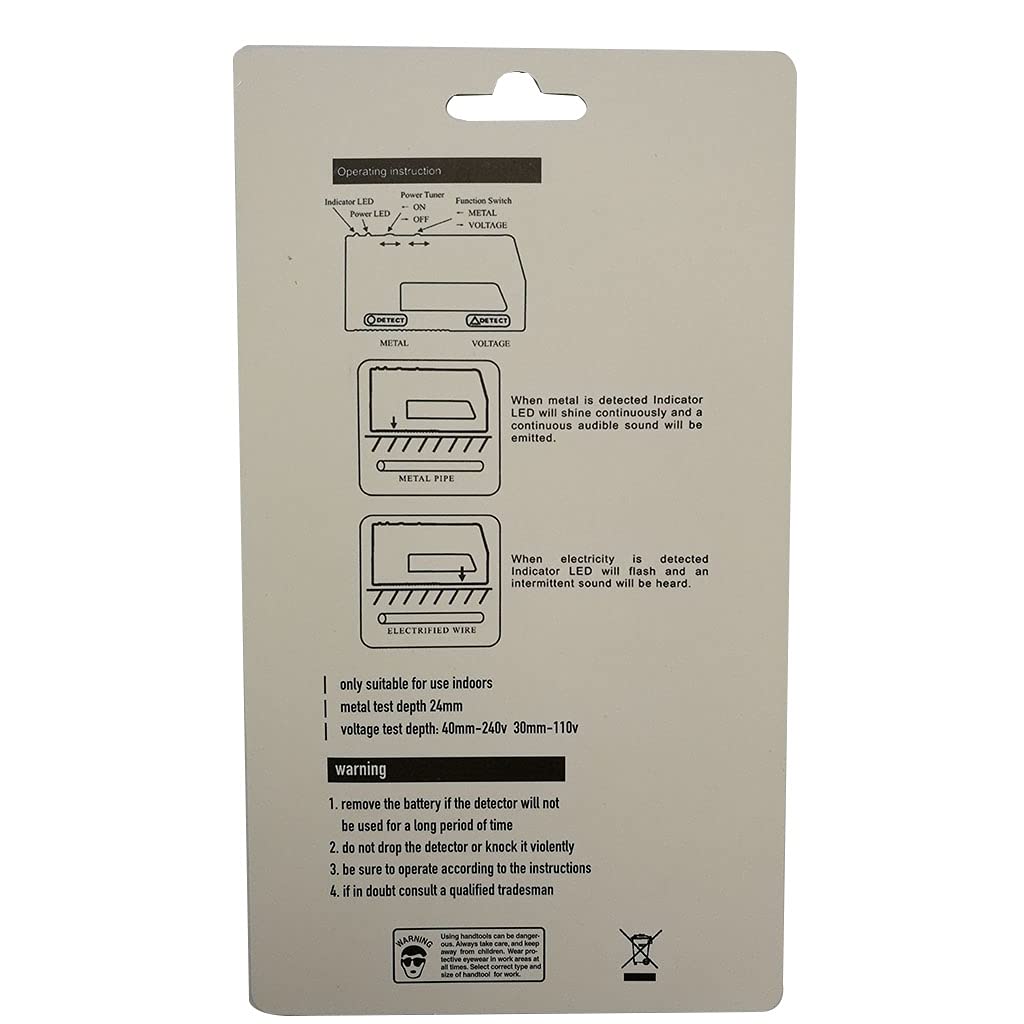 SUQIKMX wall scanner portable size fits a tool belt for on-site use.