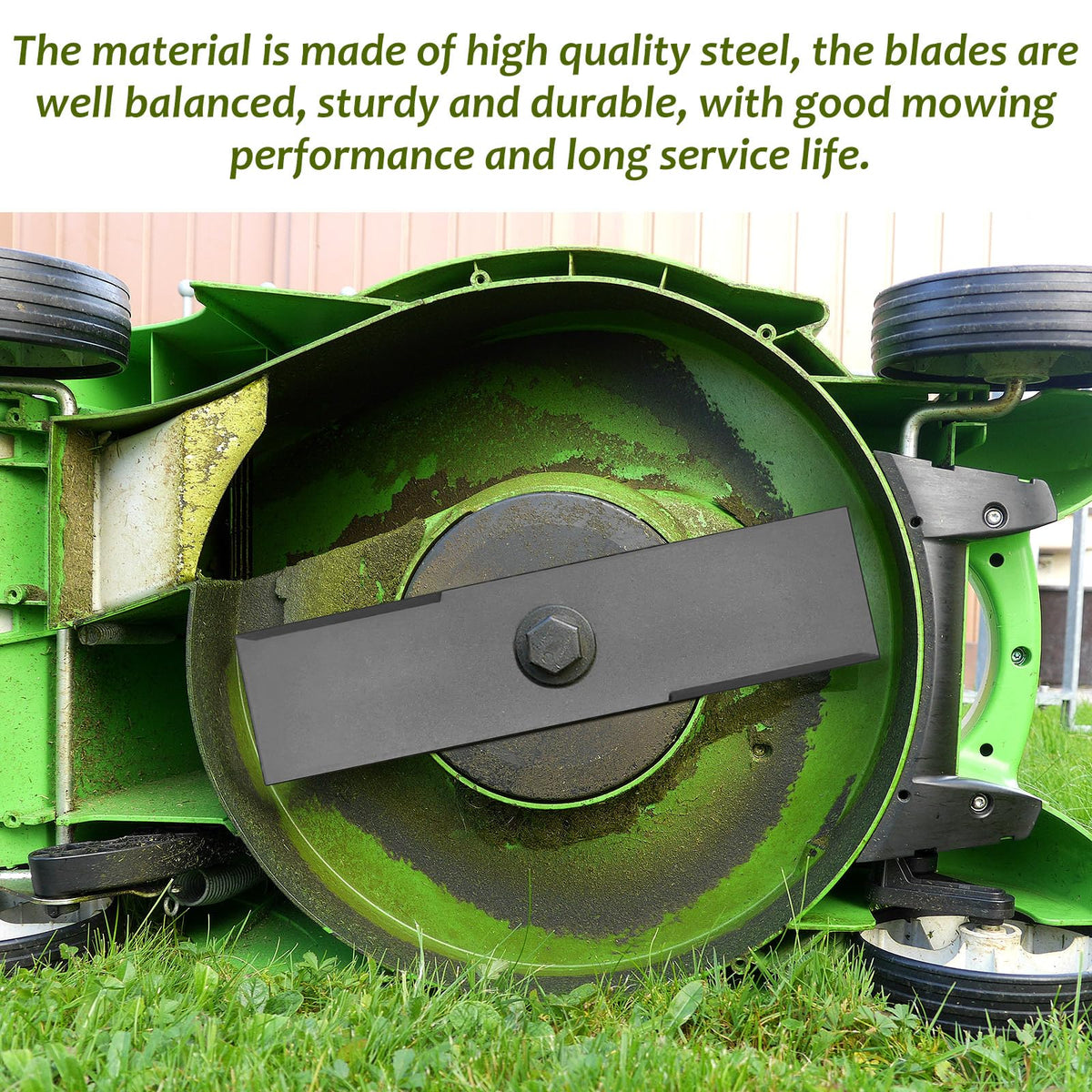 Suqkqokas edger blades heavy-duty 0.1 inch thickness resist bending during tough edging.