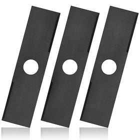 Suqkqokas edger blades 8x2 inch black-coated for durable, precise lawn edging.