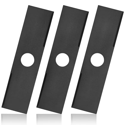 Suqkqokas edger blades 8x2 inch black-coated for durable, precise lawn edging.