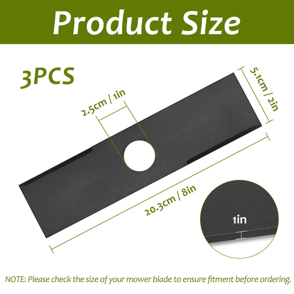 Suqkqokas edger blades with reversible design extend usable life.