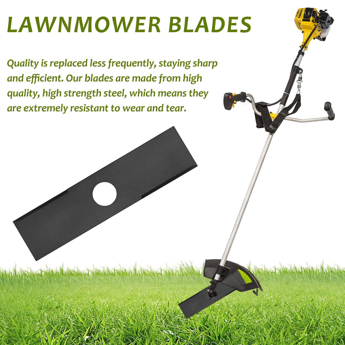 Suqkqokas edger blades universal compatibility for many standard edgers.