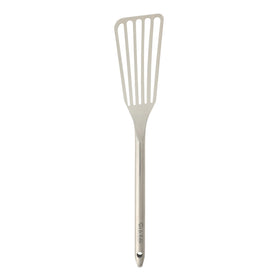 Sur La Table Steelhaus fish turner full view, durable stainless steel for precise flipping.