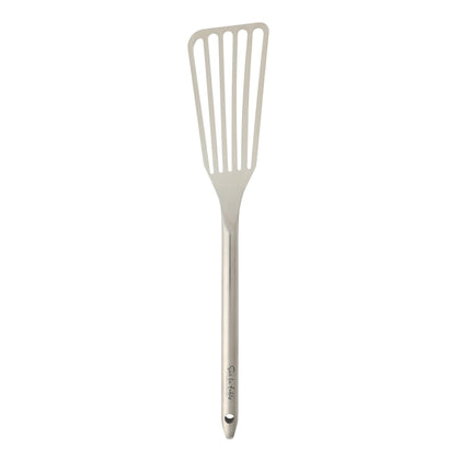 Sur La Table Steelhaus fish turner full view, durable stainless steel for precise flipping.